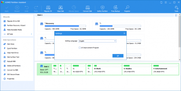 AOMEI Partition Assistant Latest Free Download