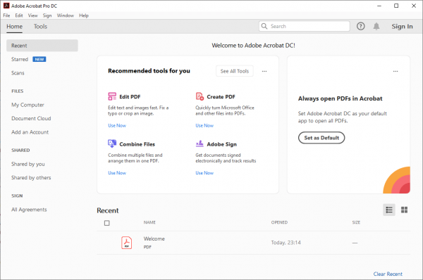 Adobe Acrobat Pro DC Latest Free Download