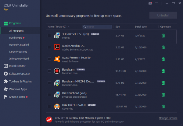 IObit Uninstaller Pro Full Version Free Download
