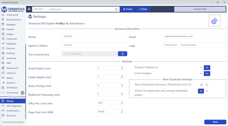 Tarantula-SEO-Spider-Pro-Max-Latest-Free-Download